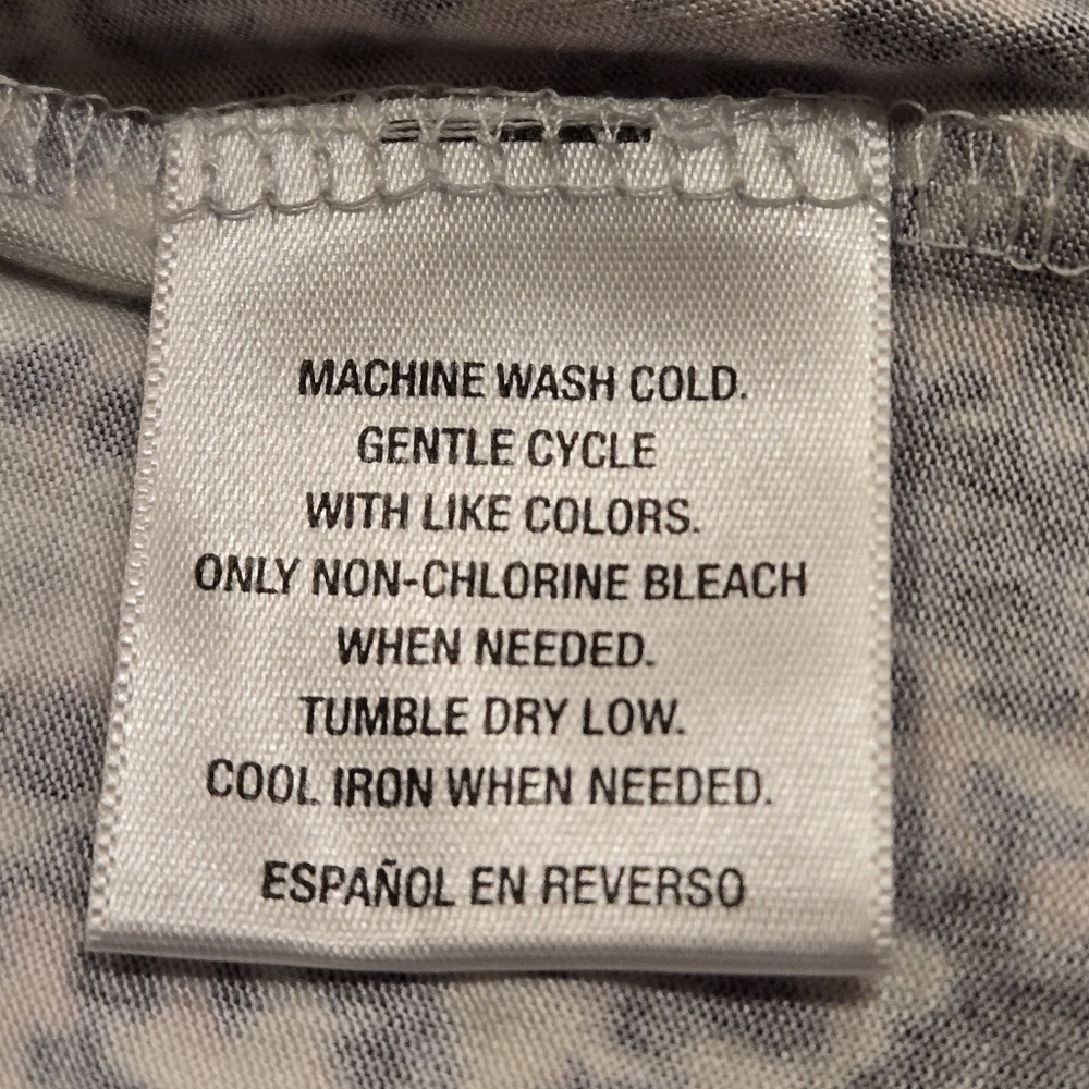 Alfani Maxi Dress Loungewear Sleeveless Pink Purple White Mottled Spots Women L - Picture 13 of 15
